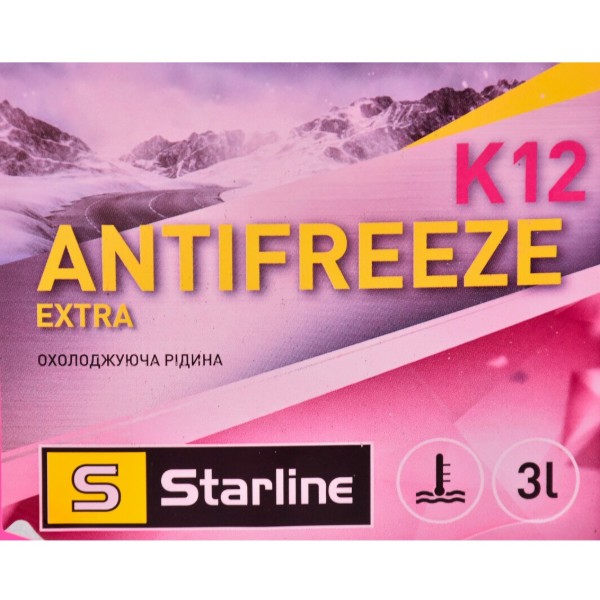 Фото - Антифриз MPM Starline Extra K12 G-12+ 3л (NA K12-3)
